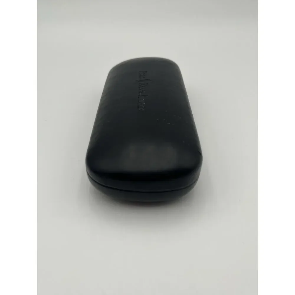 AWESOME Polo Ralph Lauren Black Hard Eyeglasses Sunglasses Case w/Cleaning Cloth